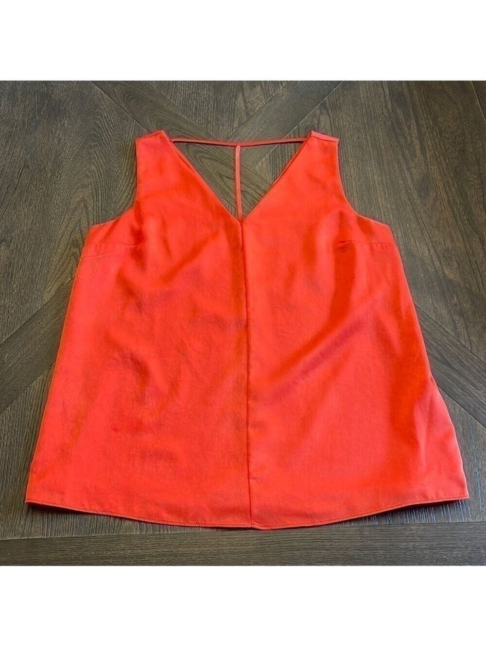 BAR III Orange Sleeveless Top Size Medium